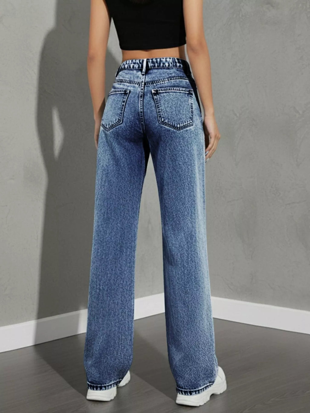 High Waist Wide Leg Jeans (20)