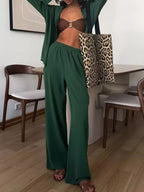 Button Down Shirt Pants Set (23)