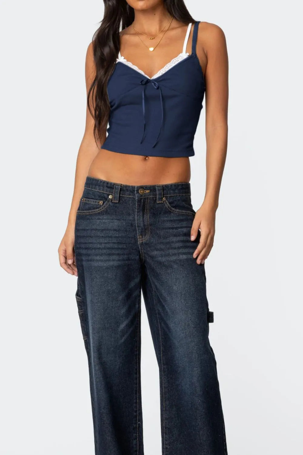Lace Detail V-neck Cami (12)