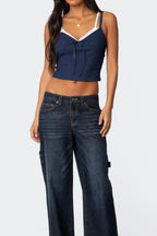 Lace Detail V-neck Cami (12)