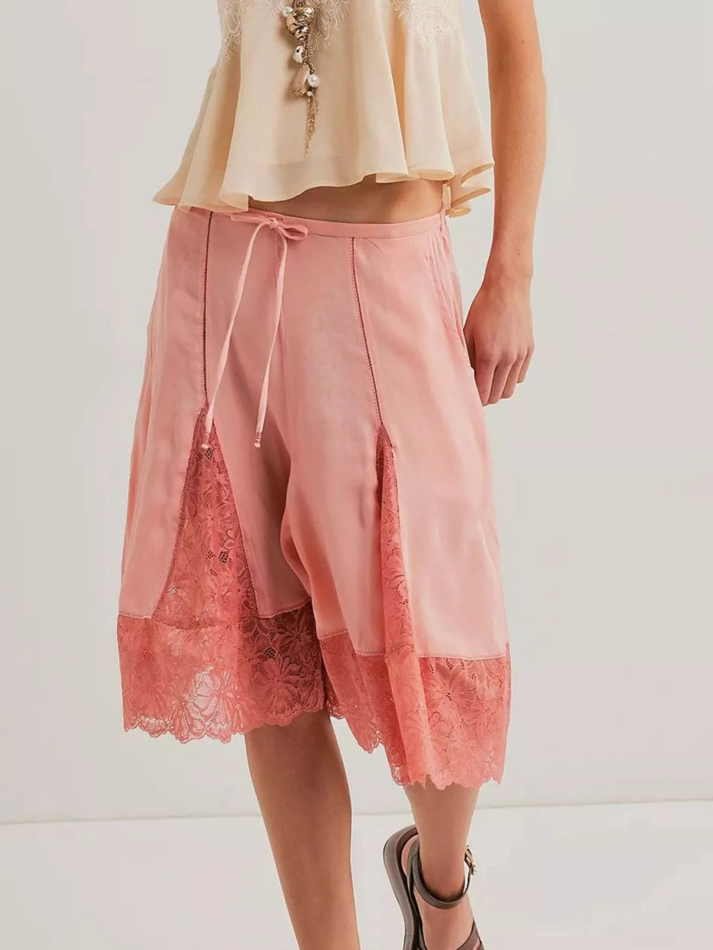 Lace Trimmed Shorts (3)