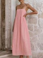 Pleated Bodice Midi Cami Dress (19)