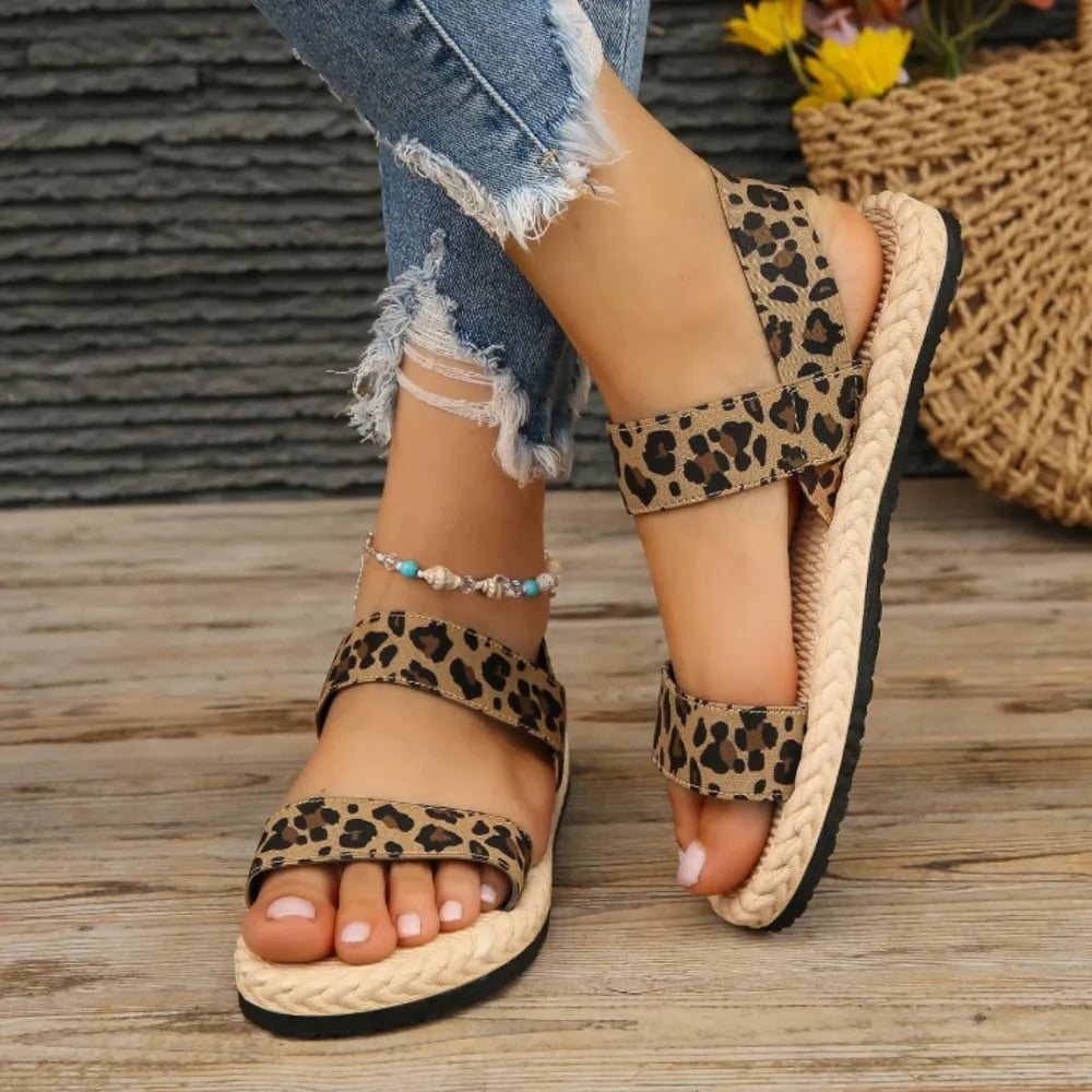 Open Toe Flat Sandals (2)