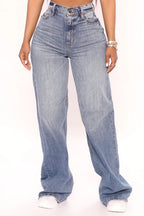 Casual Loose Wide-leg Jeans photo 1