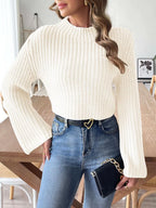 Mock Neck Long Sleeve Sweater (6)