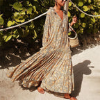 V-neck Print Dress photo 1