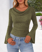 Ribbed Bell Sleeve T-shirt (12)