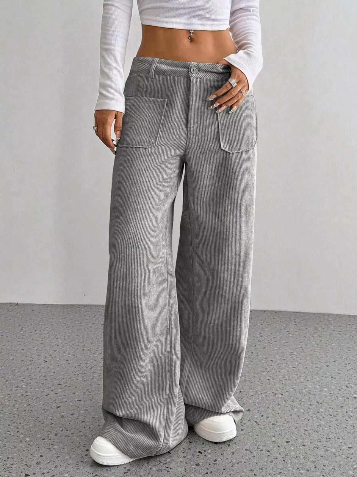 Wide Leg Corduroy Pants (22)