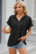 Hooded Short Sleeve T-shirt (22)