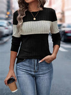 Block Round Neck T-shirt (6)