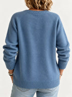 Full Size Button-down Knit Cardigan Plus (23)