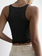 Lace Detail Wide Strap Tank (7)