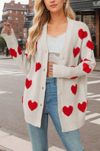 Heart Button Down Long Sleeve Cardigan (9)