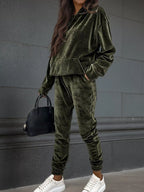 Velvet Long Sleeve Hoodie Pants Set (16)