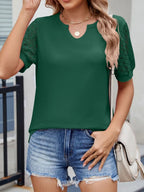 Lace Short Sleeve T-shirt (13)