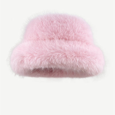 Faux Fur Straw Hat Winter variant CJBQ184834201AZ