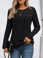 Ribbed Long Sleeve T-shirt