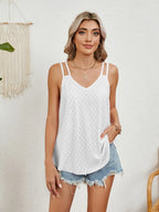 Cutout Eyelet Tank