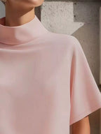 Mock Neck Short Sleeve T-shirt (3)