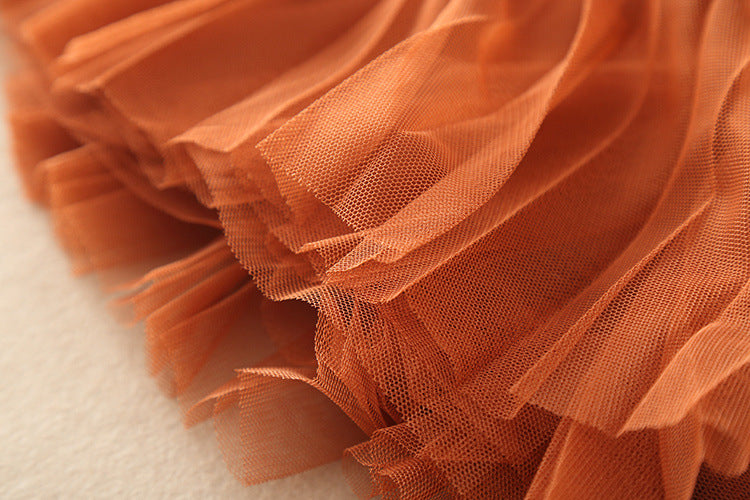 Pleated Mesh Skirt photo 8
