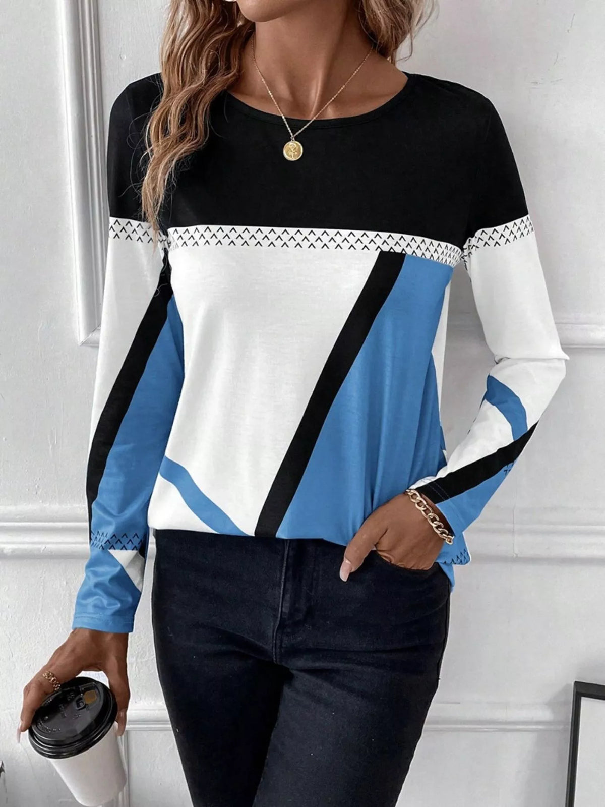 Block Long Sleeve T-shirt (14)