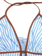 Striped Halter Neck Maxi Dress (7)