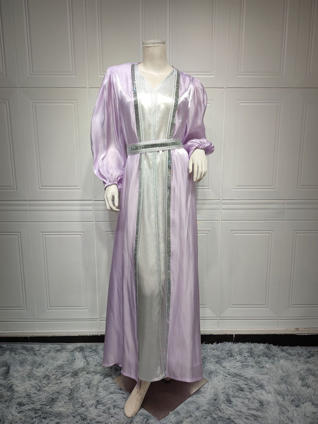 Bright Silk Satin Dress variant CJLY170271601AZ|CJLY170271602BY|CJLY170271603CX|CJLY170271604DW|CJLY170271605EV
