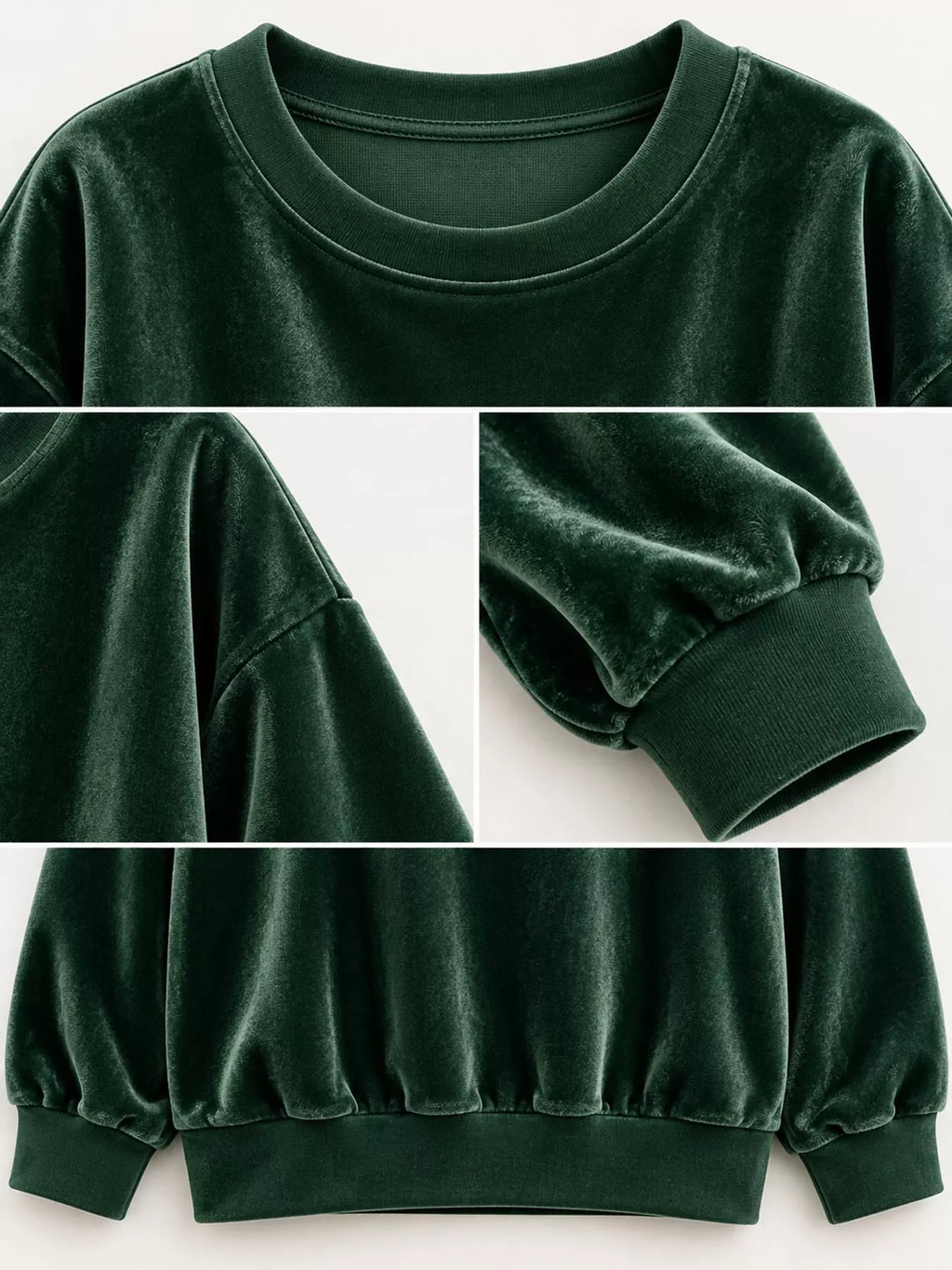Full Size Crew Neck Drop Shoulder Sweatshirt Plus (25)