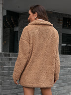 Zip-up Collared Teddy Jacket (16)