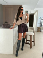 Openwork Long Sleeve Cardigan (7)