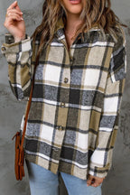 Plaid Button Up Hooded Shacket (15)