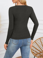 Notched Long Sleeve T-shirt (9)