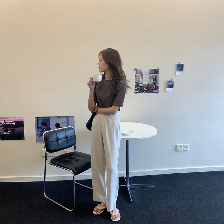 Draped Wide-leg Pants photo 1