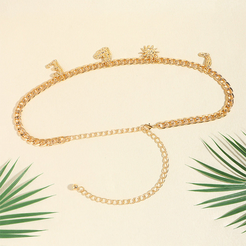 Metal Chain Gold Dress photo 3