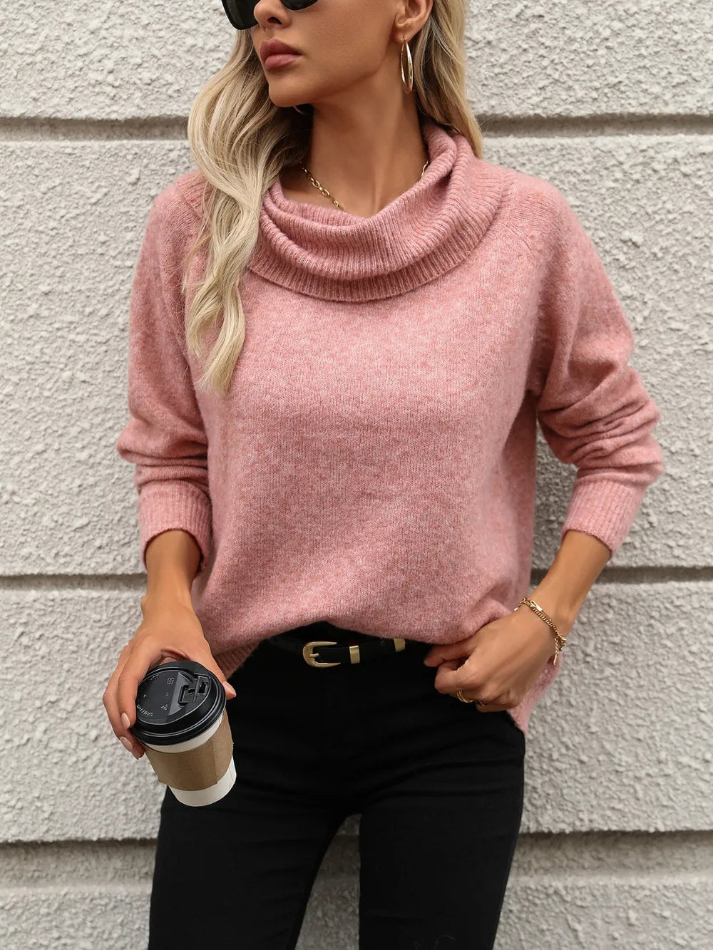 Turtleneck Long Sleeve Sweater (6)