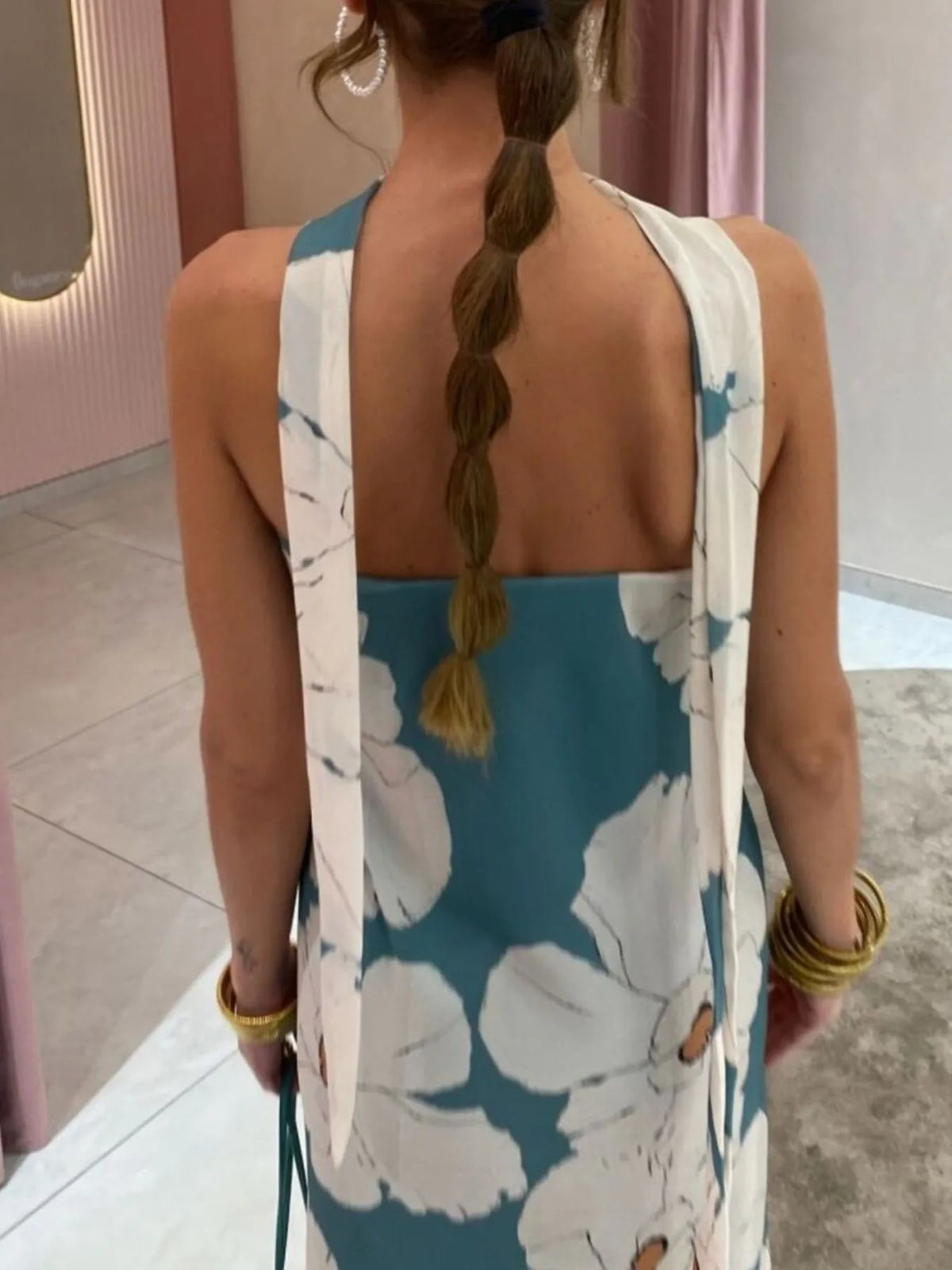 Printed Tube Maxi Dress (8)