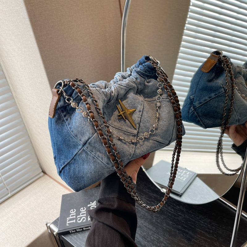 Denim Blue Chain Bag photo 4