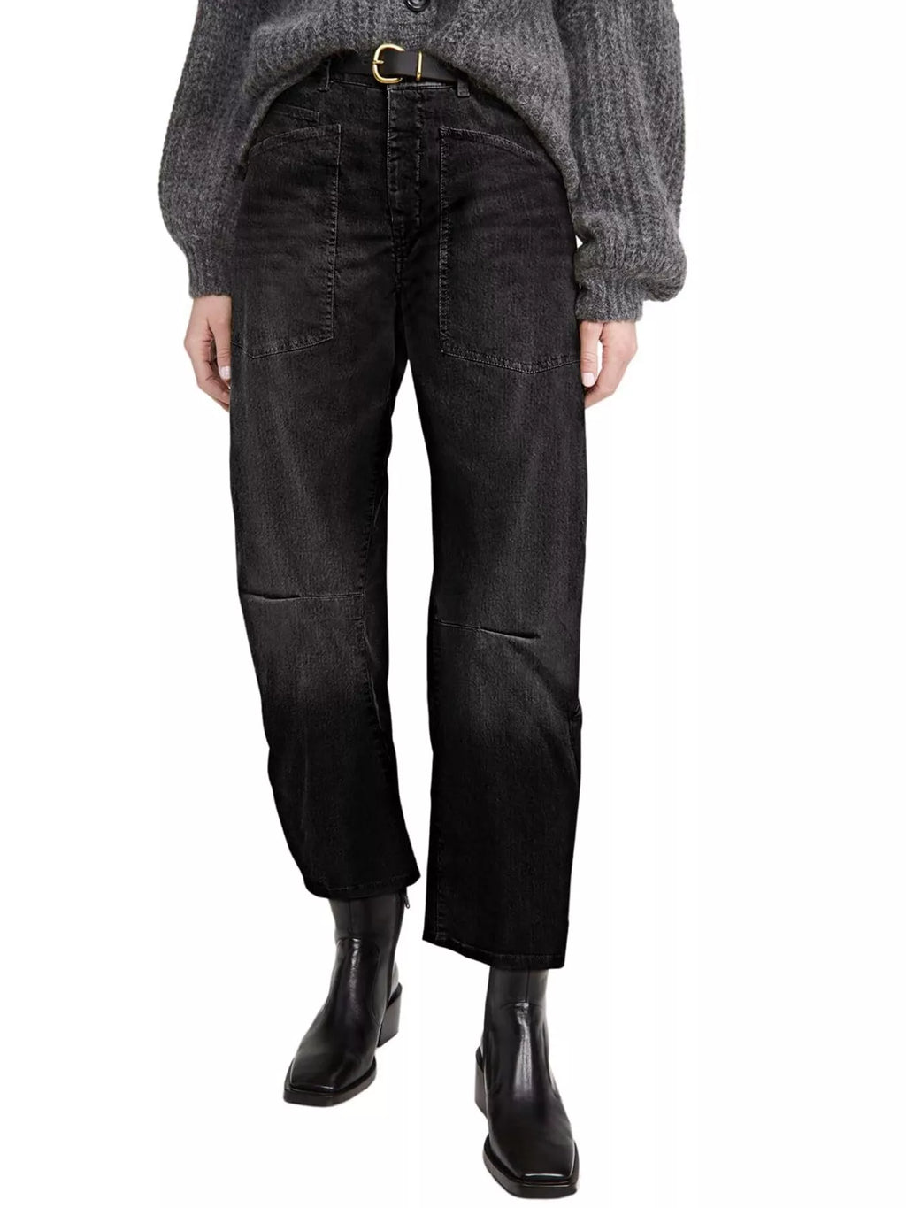 Wide-leg Jeans Patch Pockets (11)