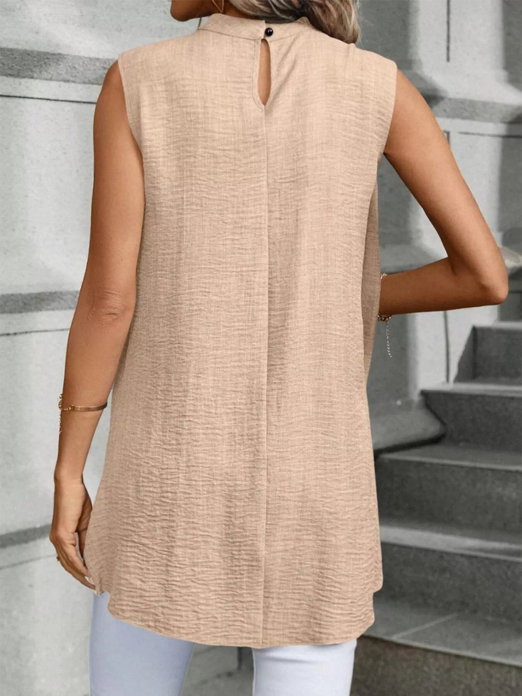 Mock Neck Sleeveless Top (5)