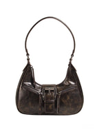 Retro Shoulder Bag Underarm Crescent Crossbody photo 3
