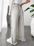 Elastic Waist Wide Leg Pants (2)