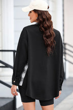 Plaid Button Down Collared Jacket (12)