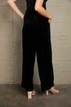 Loose Fit High Waist Long Pants Pockets (2)