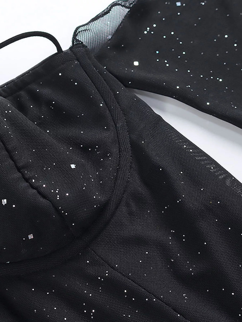 Glitter Mini Dress Sleeves (8)