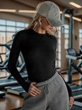 Round Neck Long Sleeve T-shirt (7)