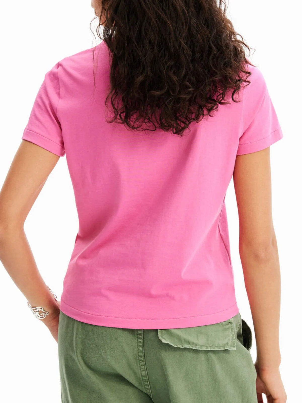 Flower Graphic Round Neck T-shirt (14)