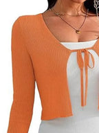 Tie-front Long Sleeve Cardigan (8)
