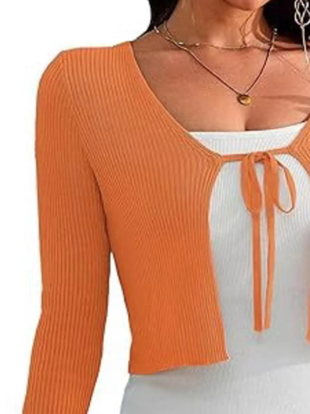 Tie-front Long Sleeve Cardigan (8)