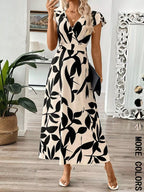 Surplice Cap Sleeve Midi Dress (13)