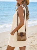 V-neck Sleeveless Dress Pockets (5)